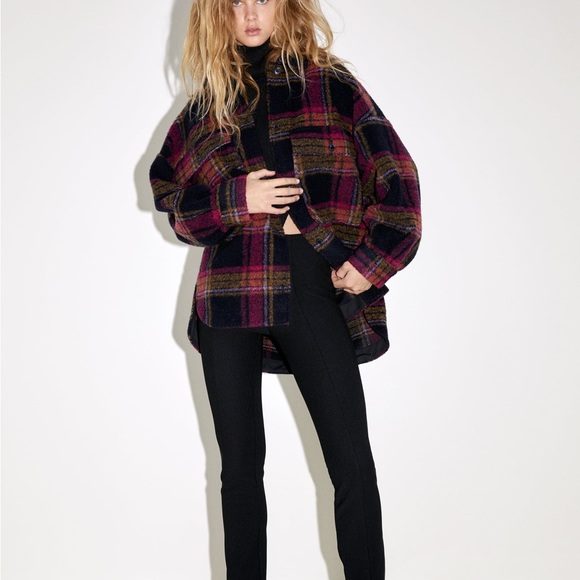 NWT ZARA Trf oversized shacket. - Picture 6 of 7